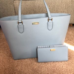 Kate Spade Tote and Wallet Set NEVER USED